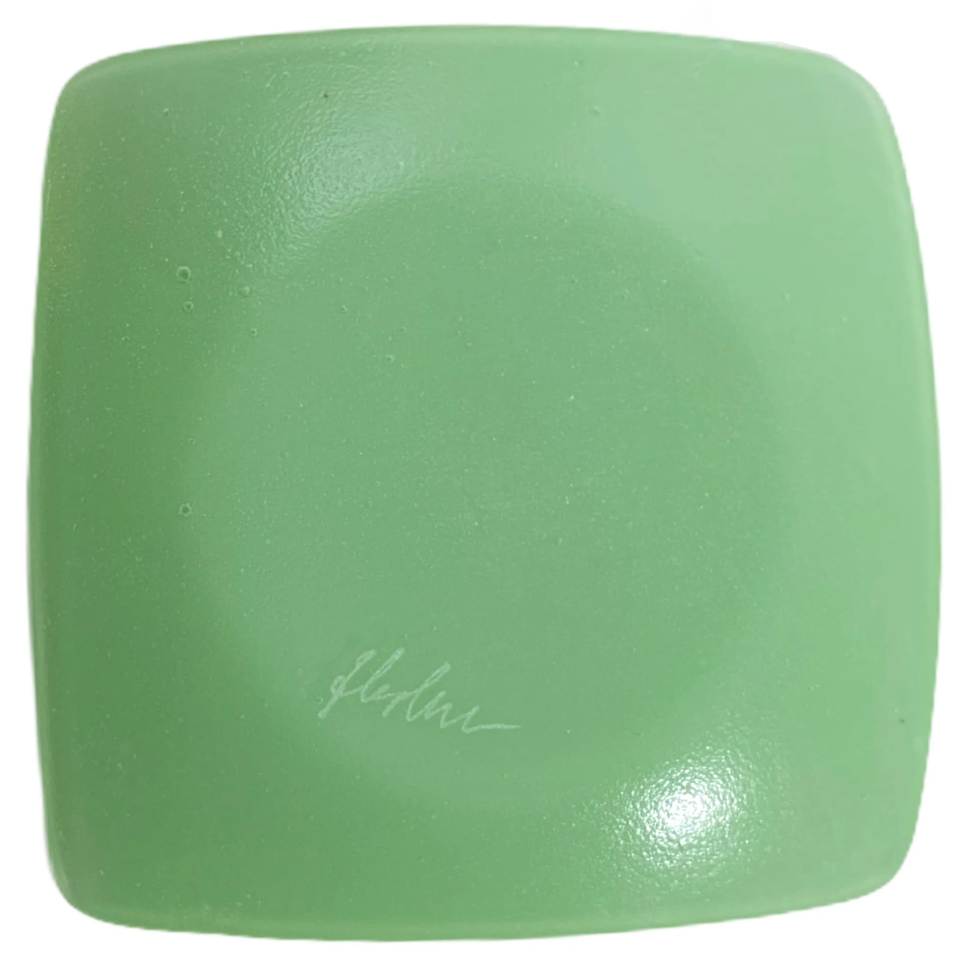 Bunny Dish Jadeite Green Glass
