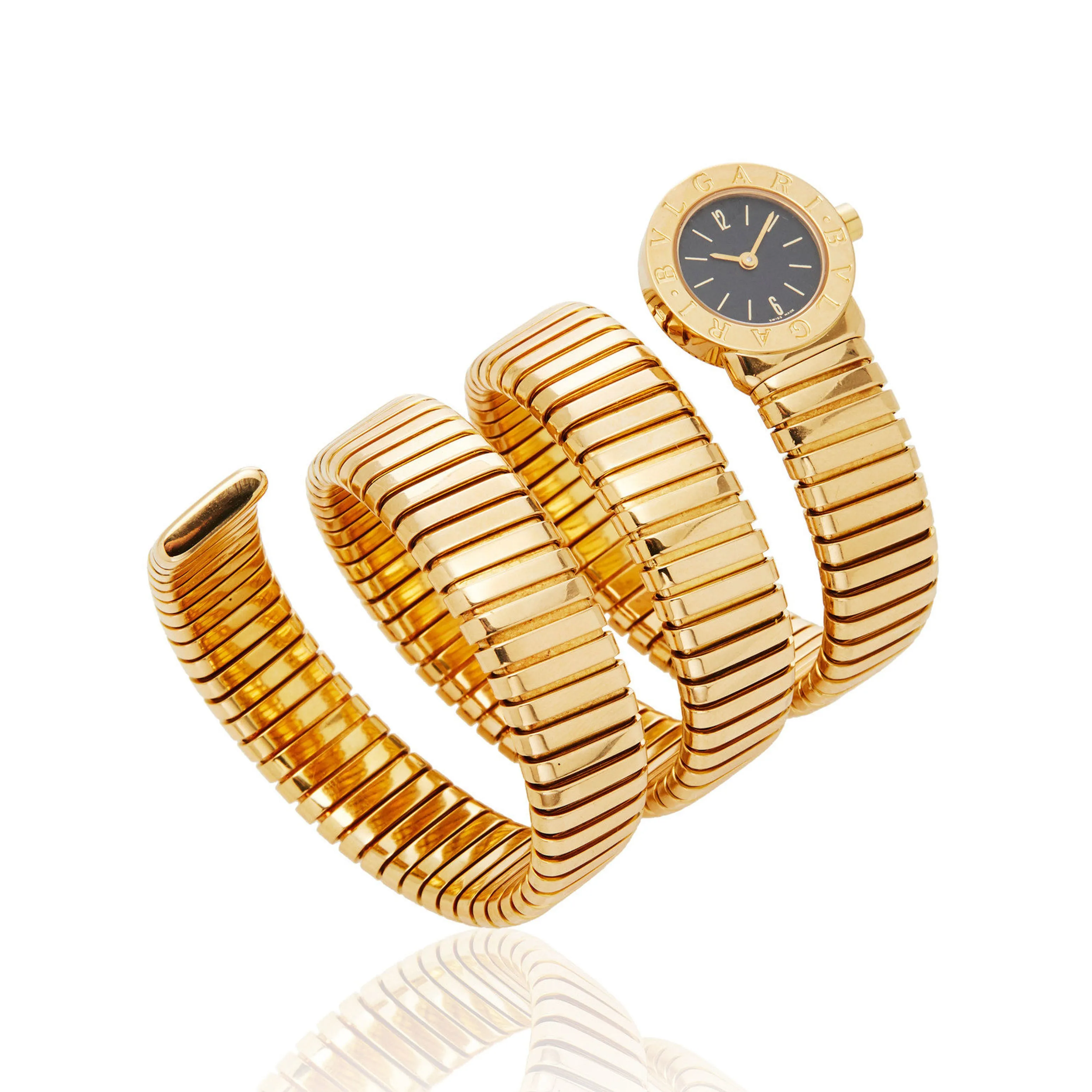 BVLGARI YELLOW GOLD TUBOGAS WRAP BB19IT