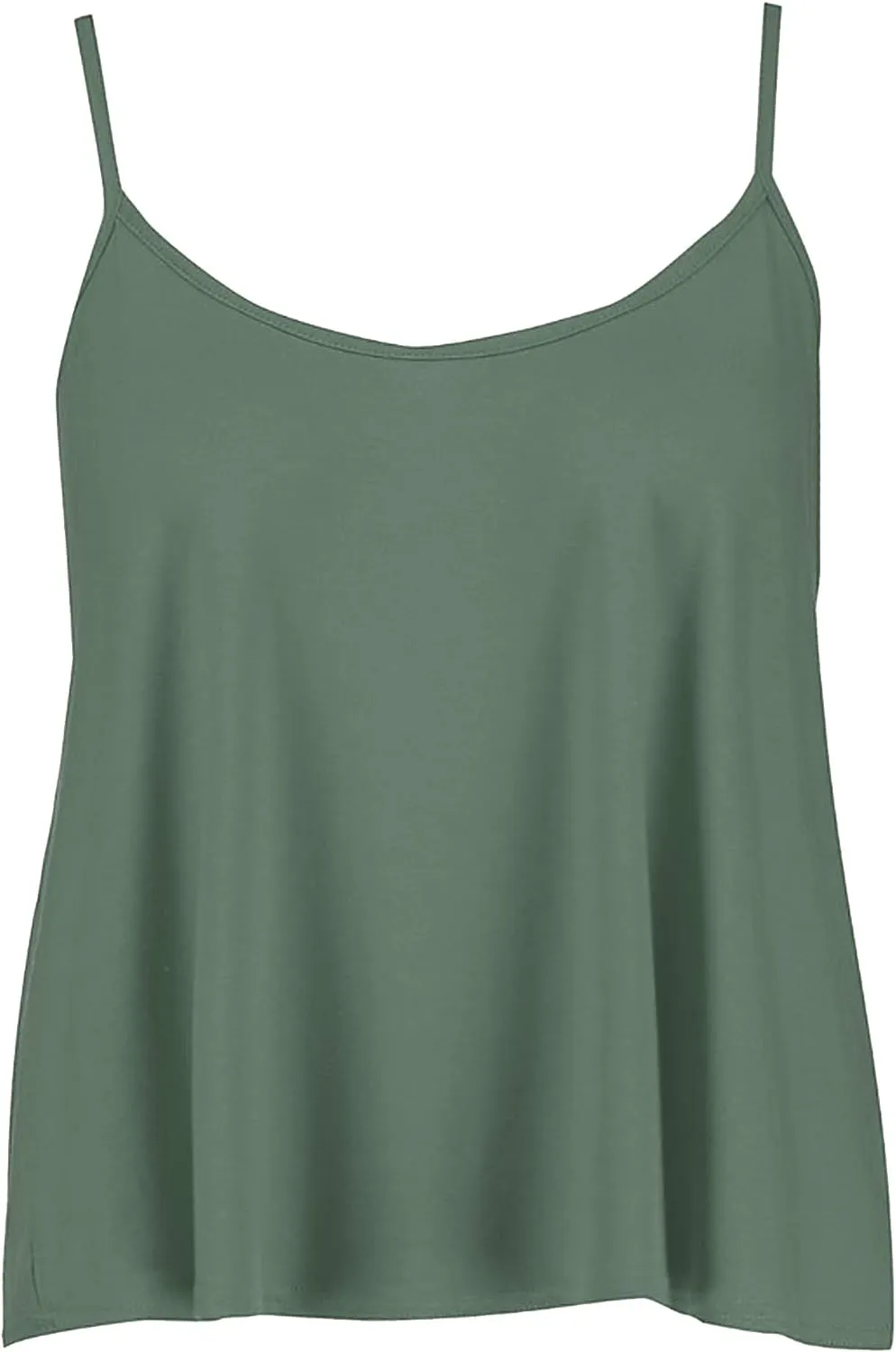 Cami Strappy Sleeveless Swing Vest Top