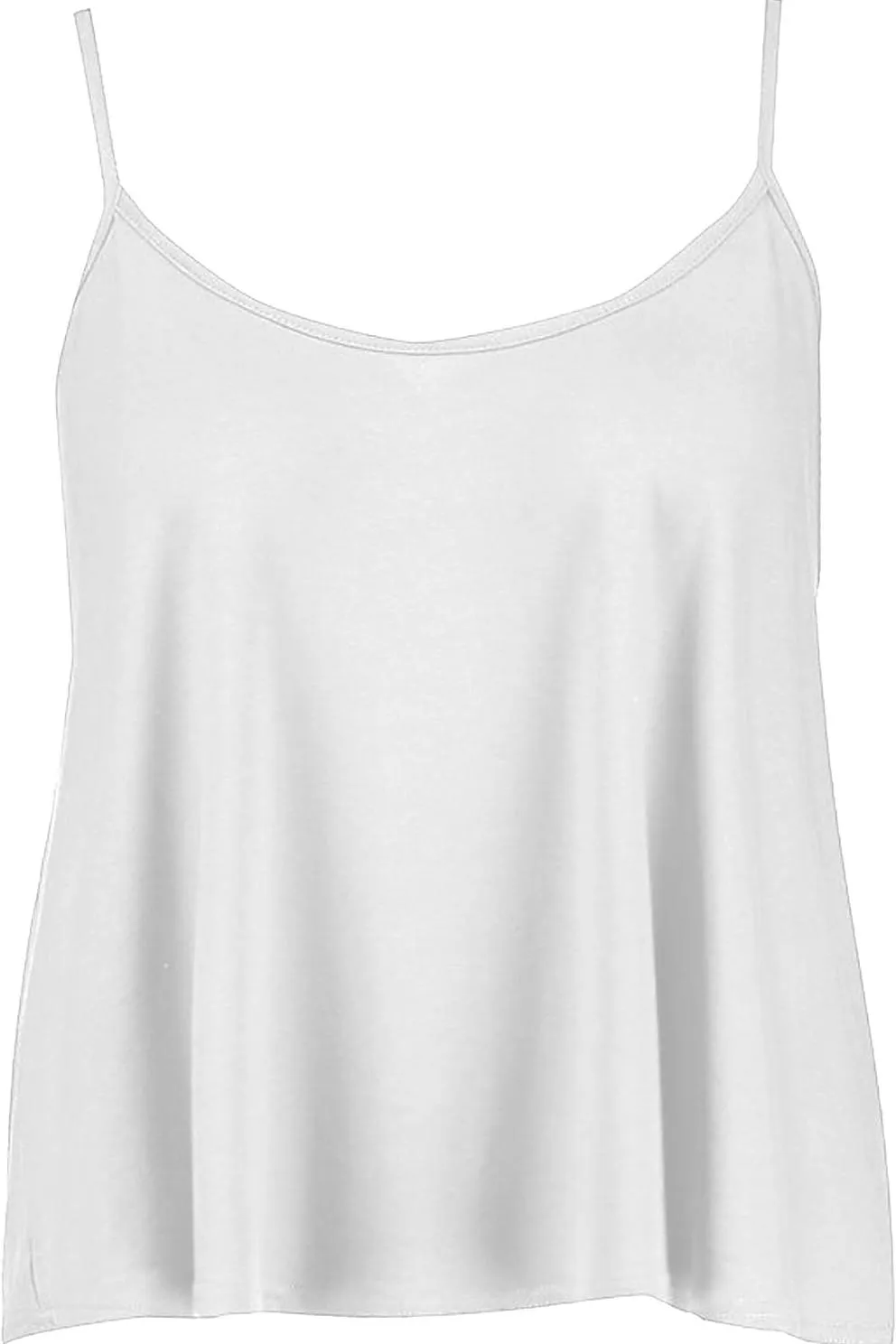 Cami Strappy Sleeveless Swing Vest Top