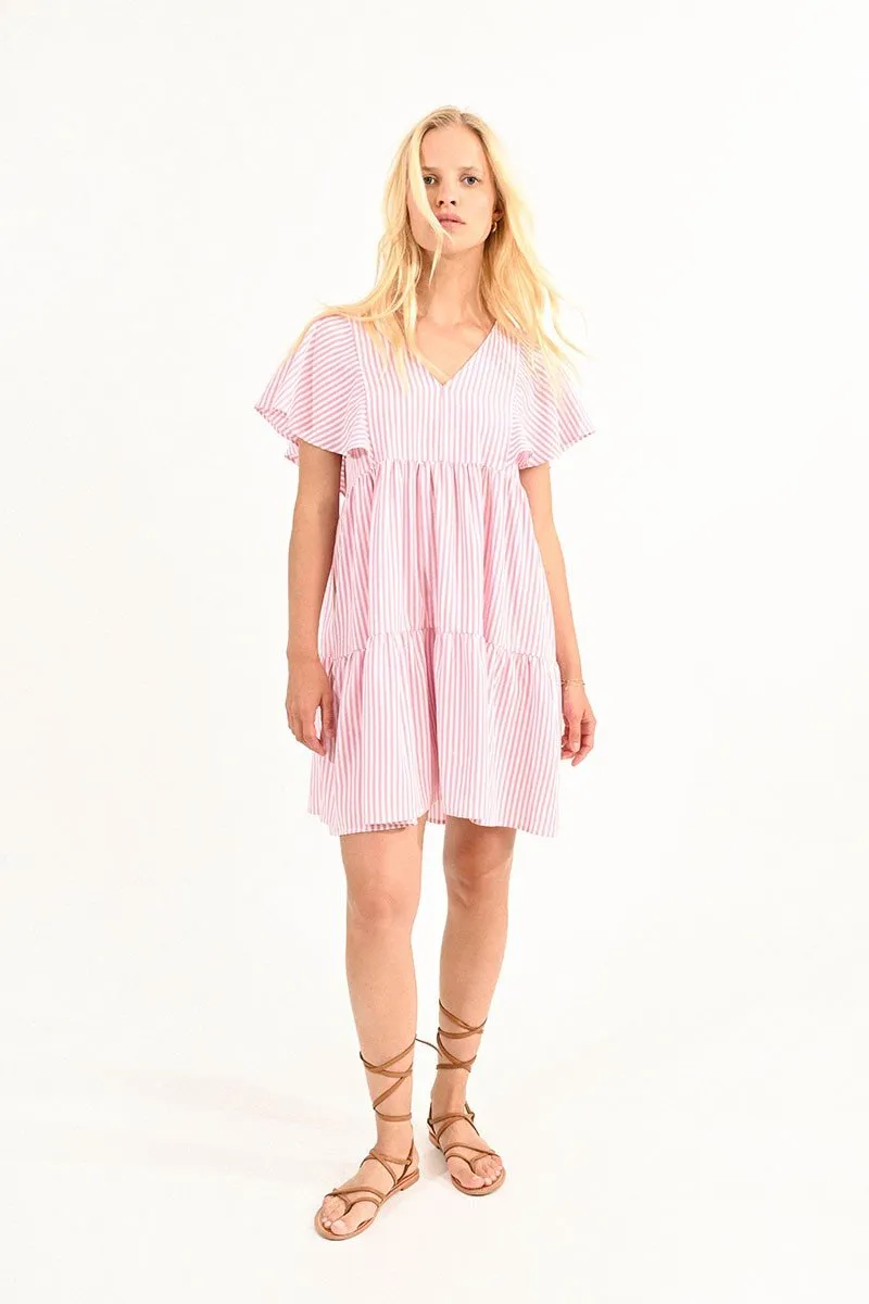 CAP SHOULDER MINI DRESS