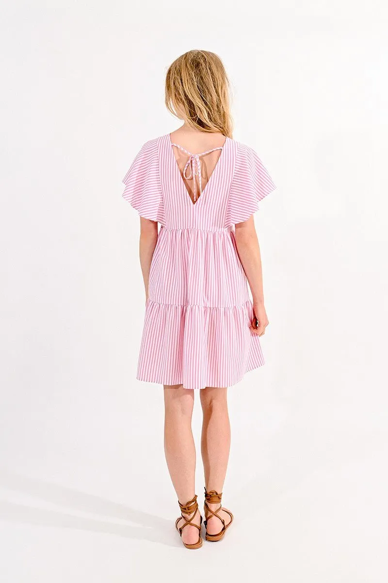 CAP SHOULDER MINI DRESS