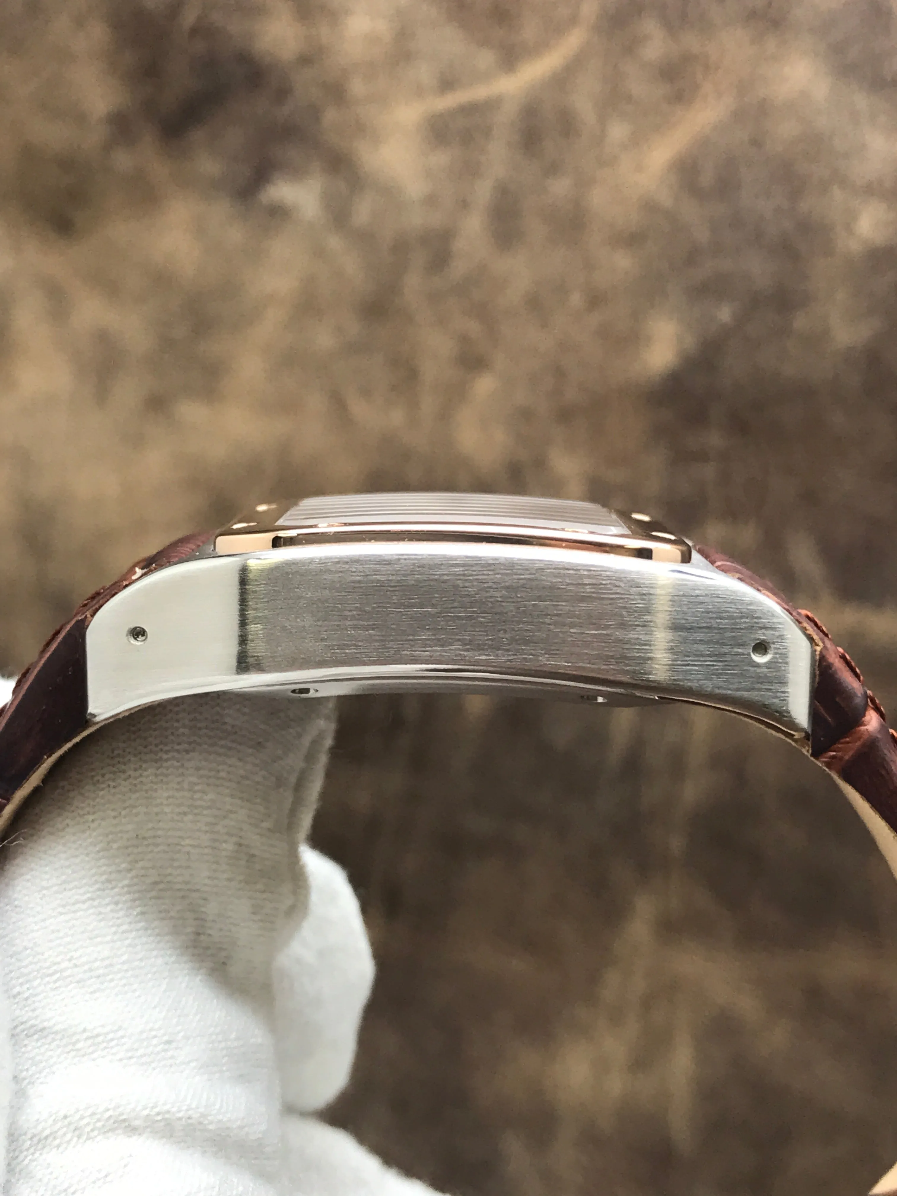Cartier Santos 100 Midsize 2878 White Dial Automatic Watch