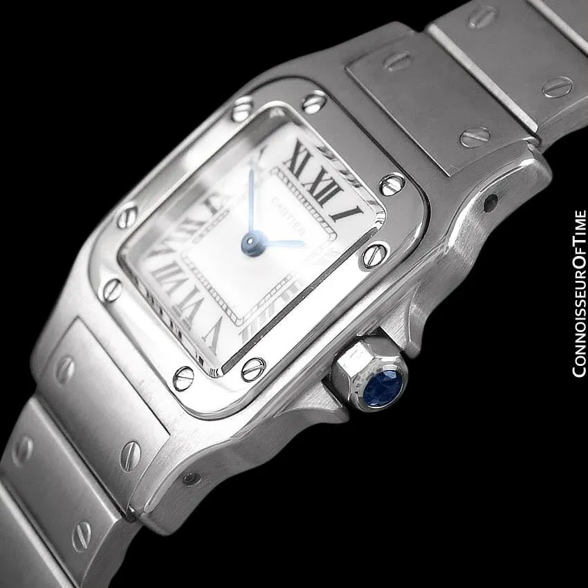 Cartier Santos Galbee Ladies Quartz Bracelet Watch, Stainless Steel - W20056D6
