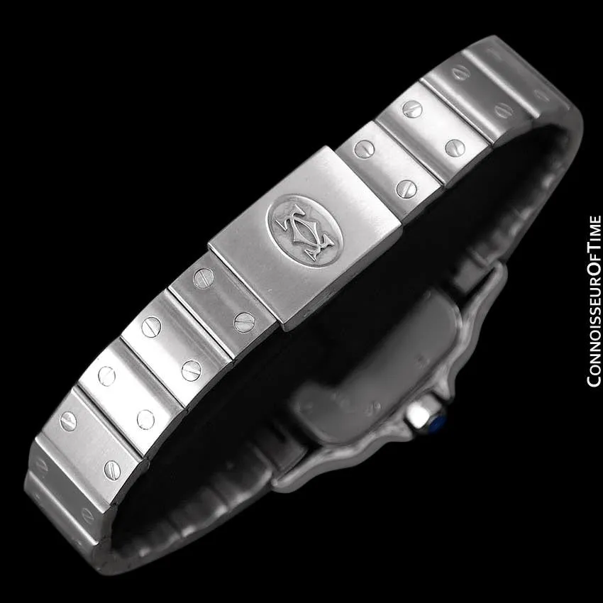 Cartier Santos Galbee Ladies Quartz Bracelet Watch, Stainless Steel - W20056D6
