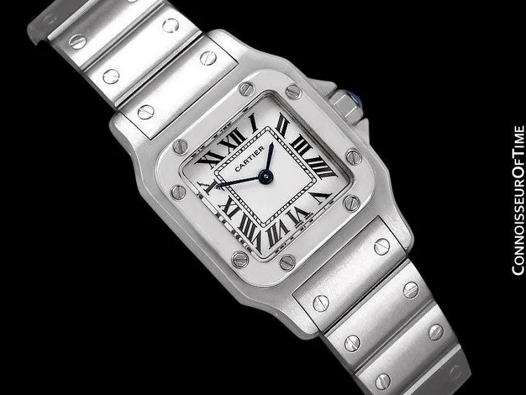 Cartier Santos Galbee Ladies Quartz Bracelet Watch, Stainless Steel - W20056D6