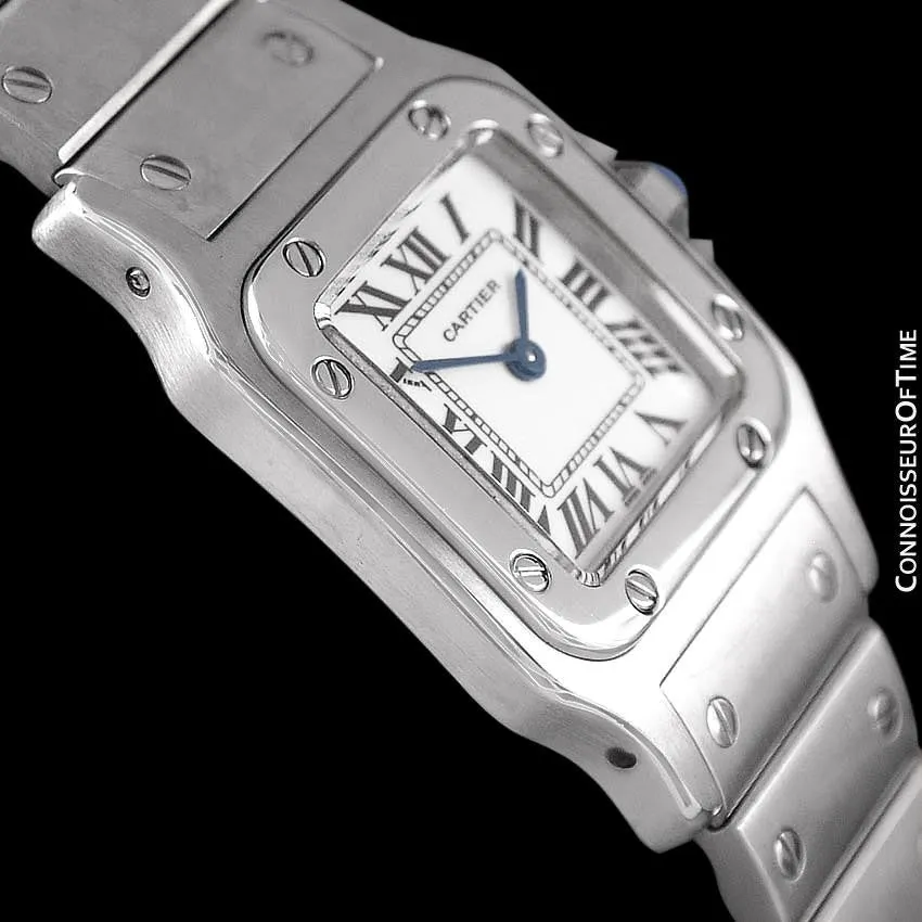 Cartier Santos Galbee Ladies Quartz Bracelet Watch, Stainless Steel - W20056D6