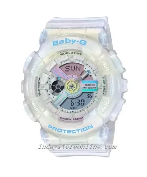 Casio Baby-G Women's Watch BA-110PL-7A2 Shock Resistant Mineral Glass