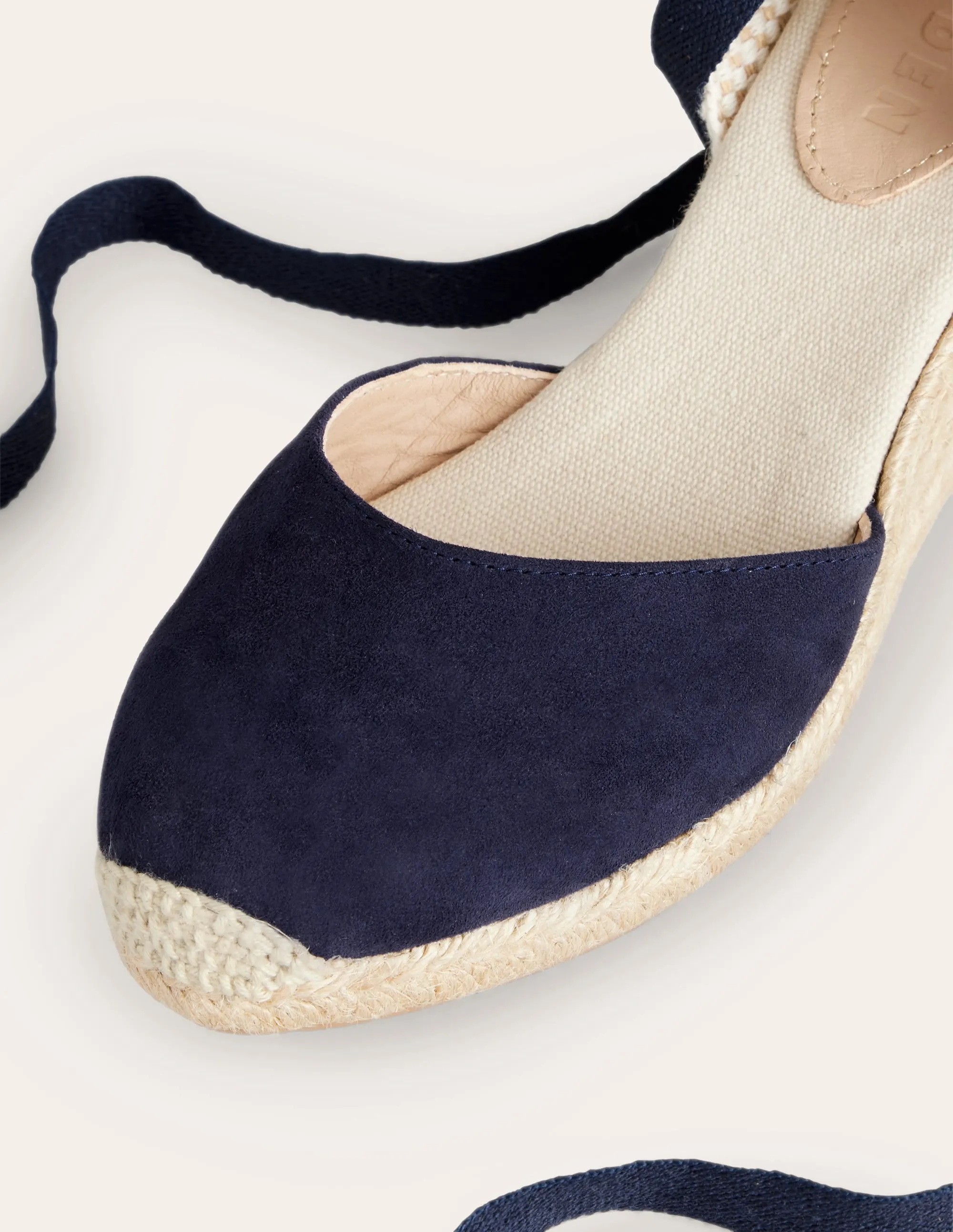 Cassie Espadrilles mit Keilabsatz-Aqua Marine Marl