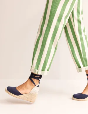 Cassie Espadrilles mit Keilabsatz-Aqua Marine Marl