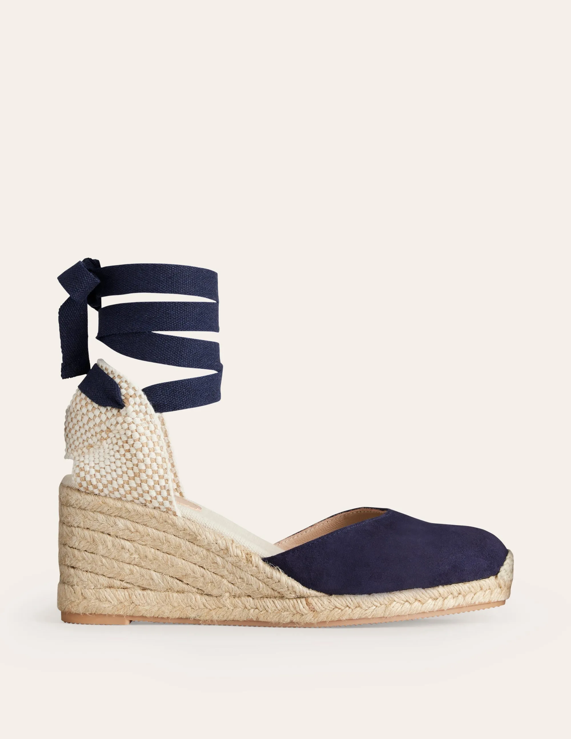 Cassie Espadrilles mit Keilabsatz-Aqua Marine Marl