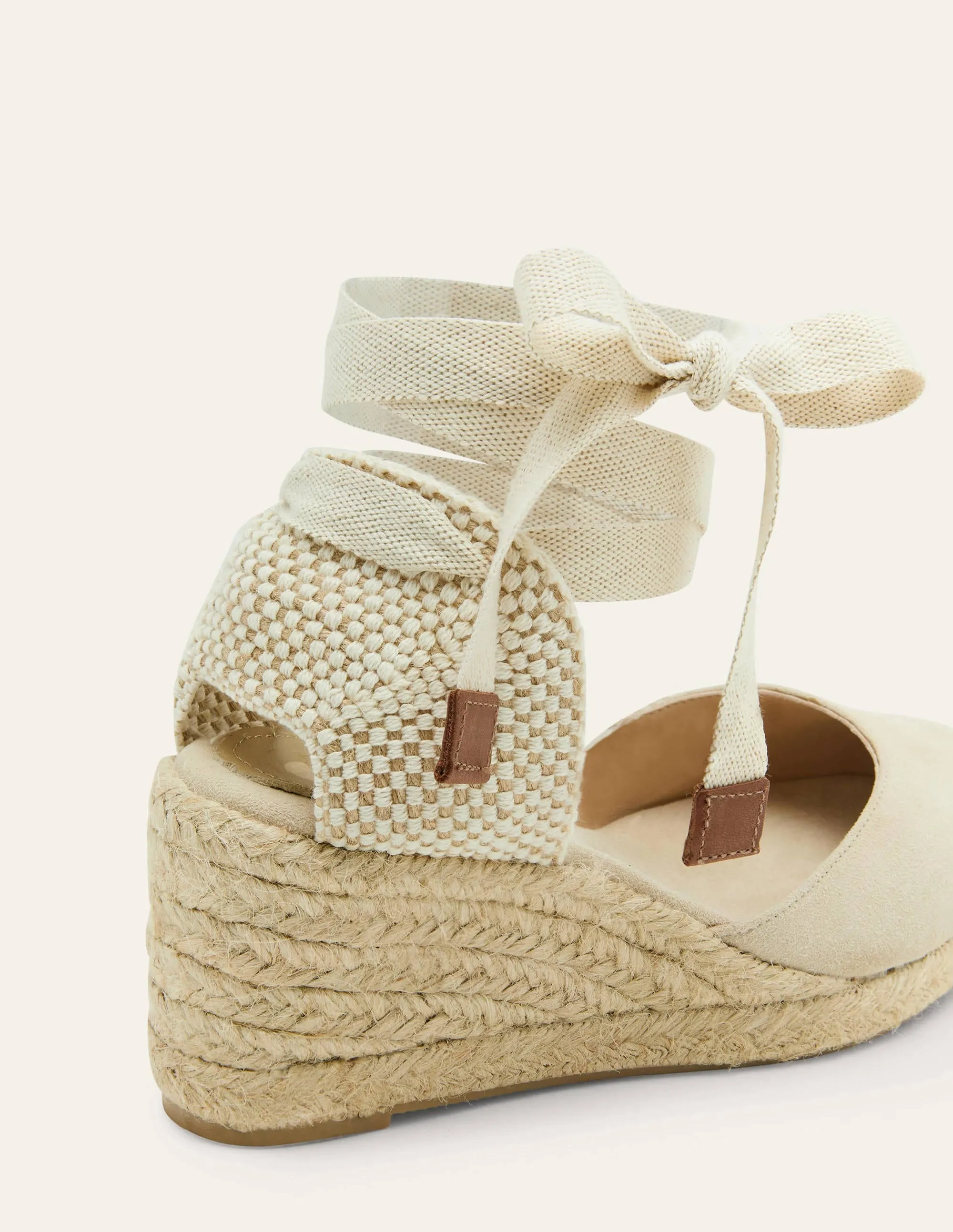 Cassie Espadrilles mit Keilabsatz-Hellbeige