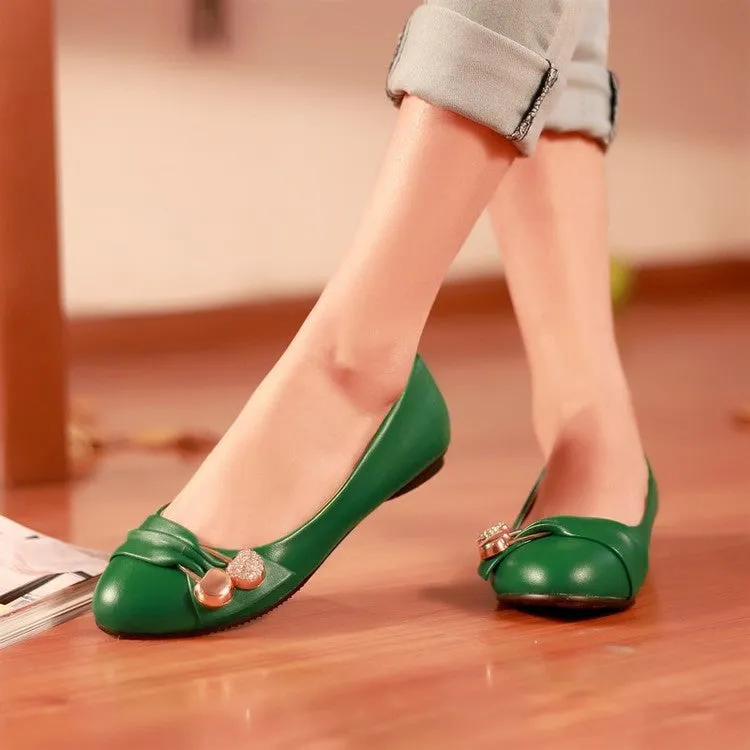 Casual Rhinestone Women Flat Shoes 9797