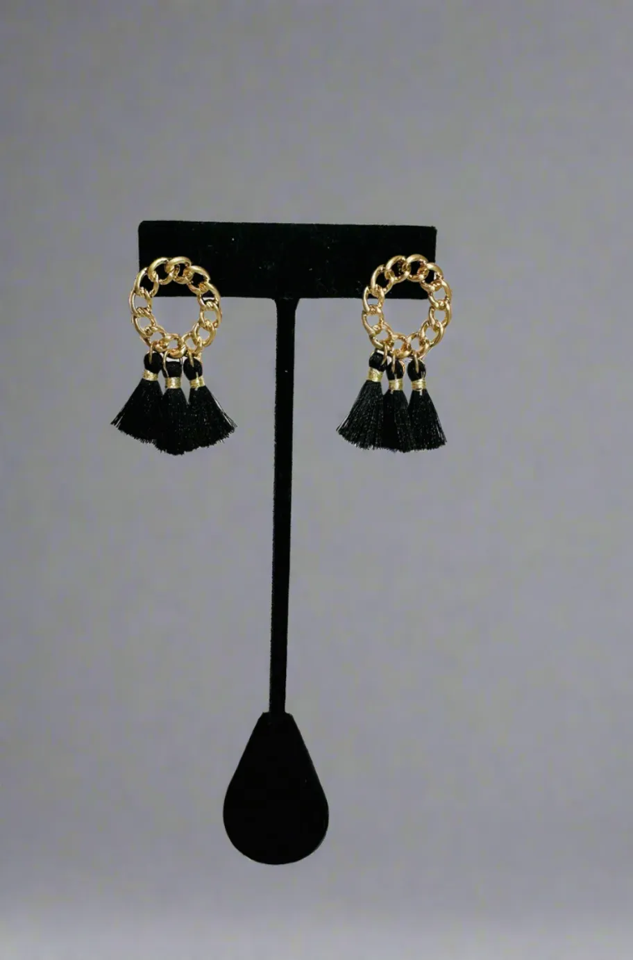 Chain Metal Tassel Earrings