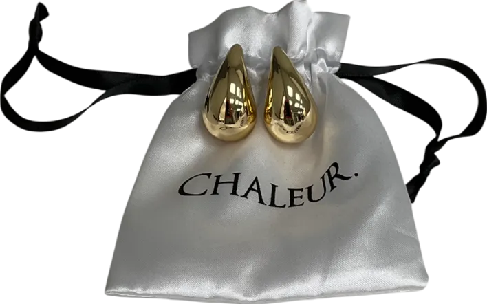 chaleur Metallic Gold Chunky Earrings