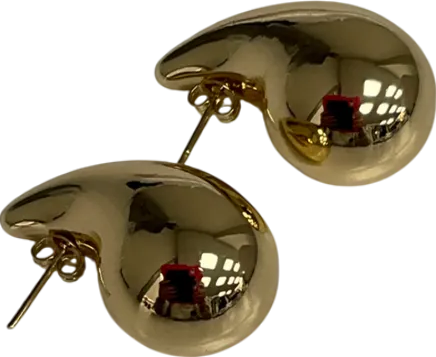 chaleur Metallic Gold Chunky Earrings