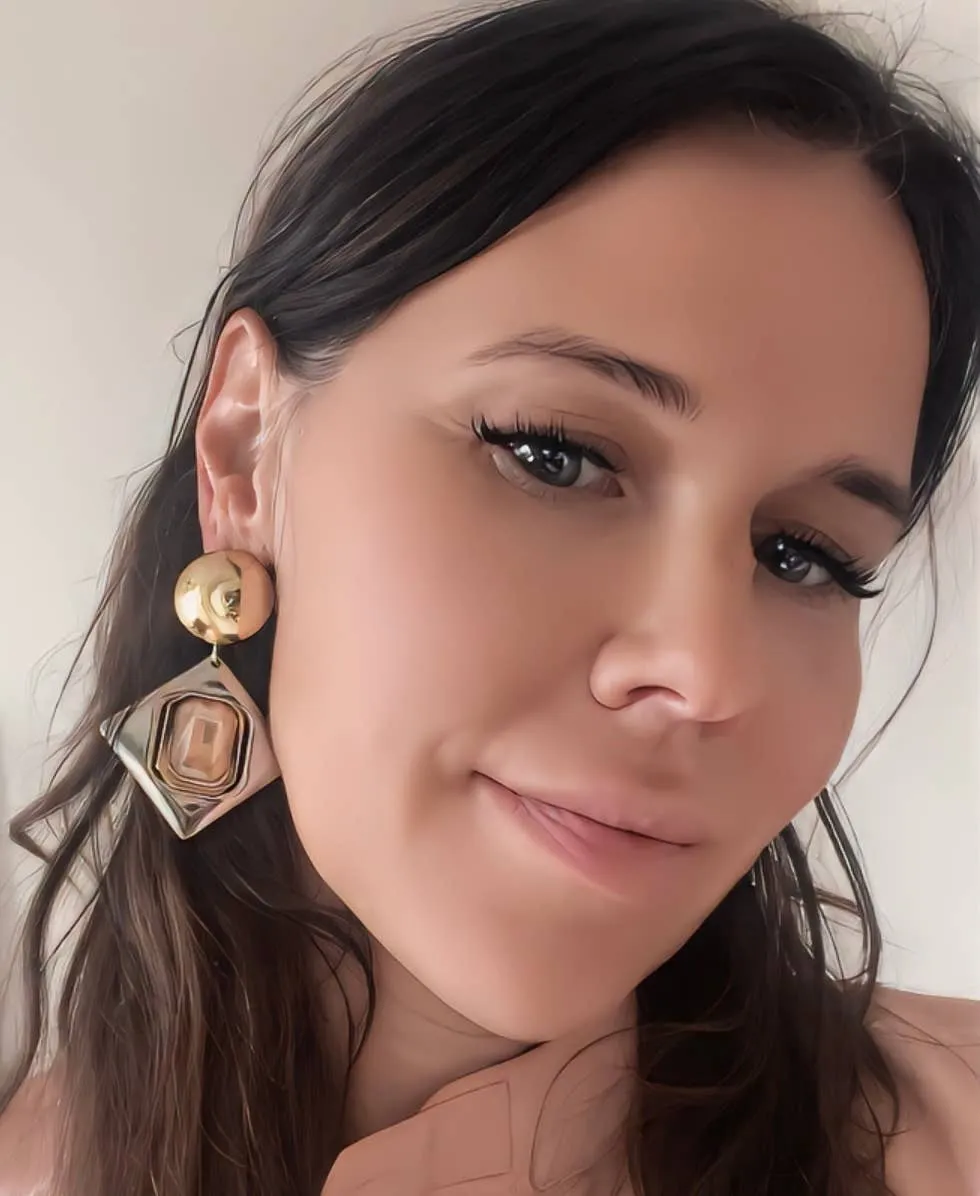 Chandelier Mirror Earring