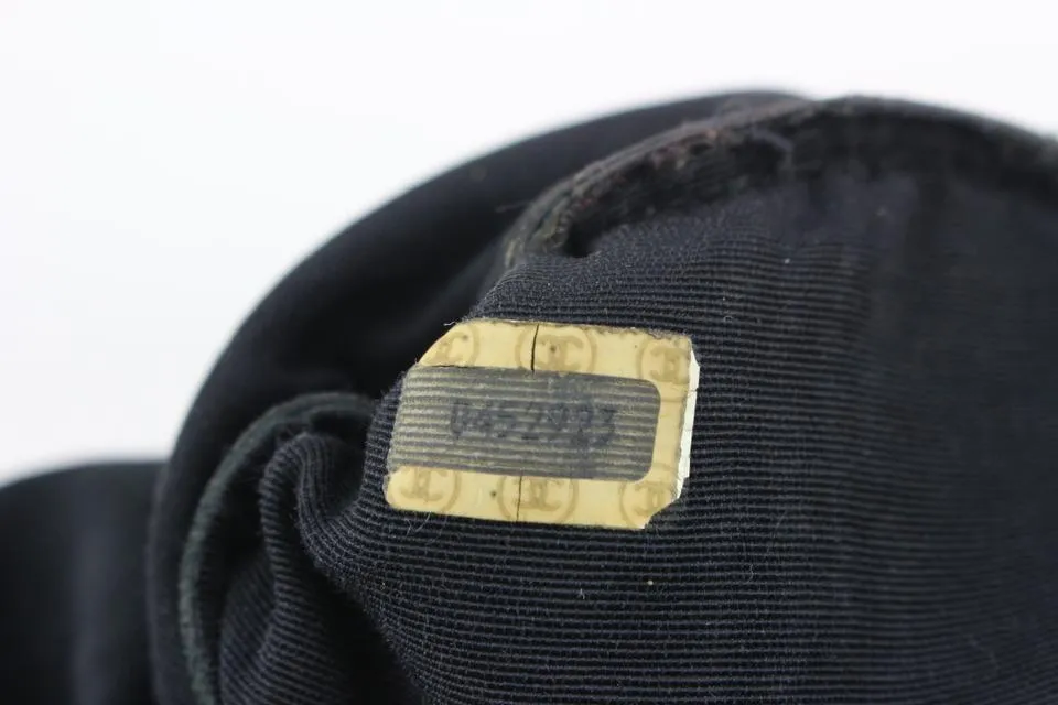 Chanel Ultra Rare Large Quilted Lambskin CC Logo Drawstring Pouch Case 164c73
