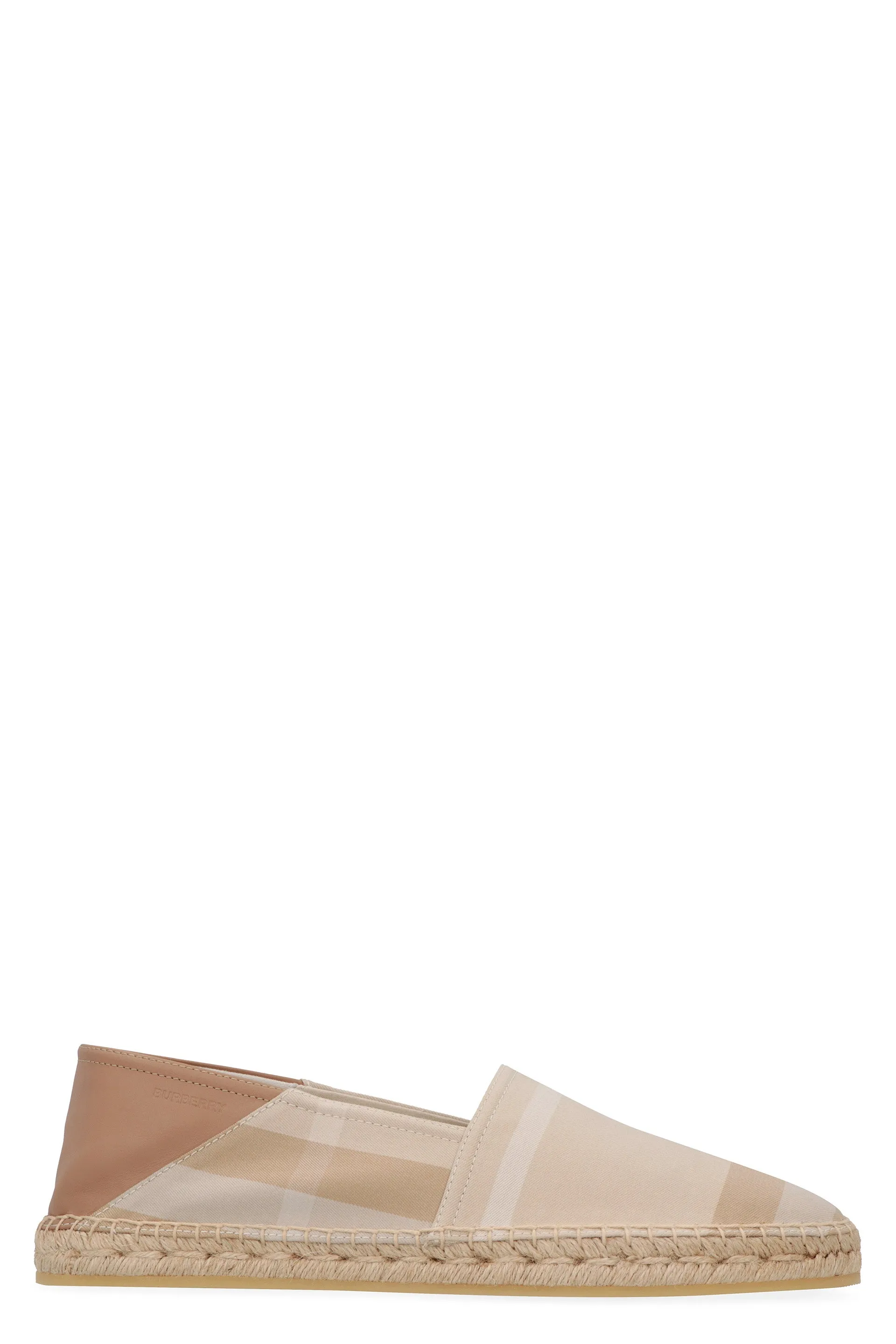 Checked canvas espadrilles