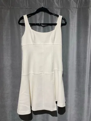 Cinq 'a Sept Cream Sleeveless Fit and Flare Dress