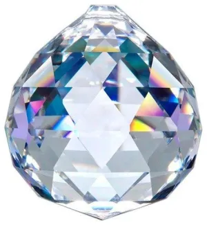 Clear Faceted Ball Chandelier Crystals, Asfour Lead Crystal #701