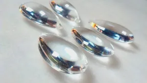 Clear Smooth Teardrop, 38mm Chandelier Crystals, Pack of 5