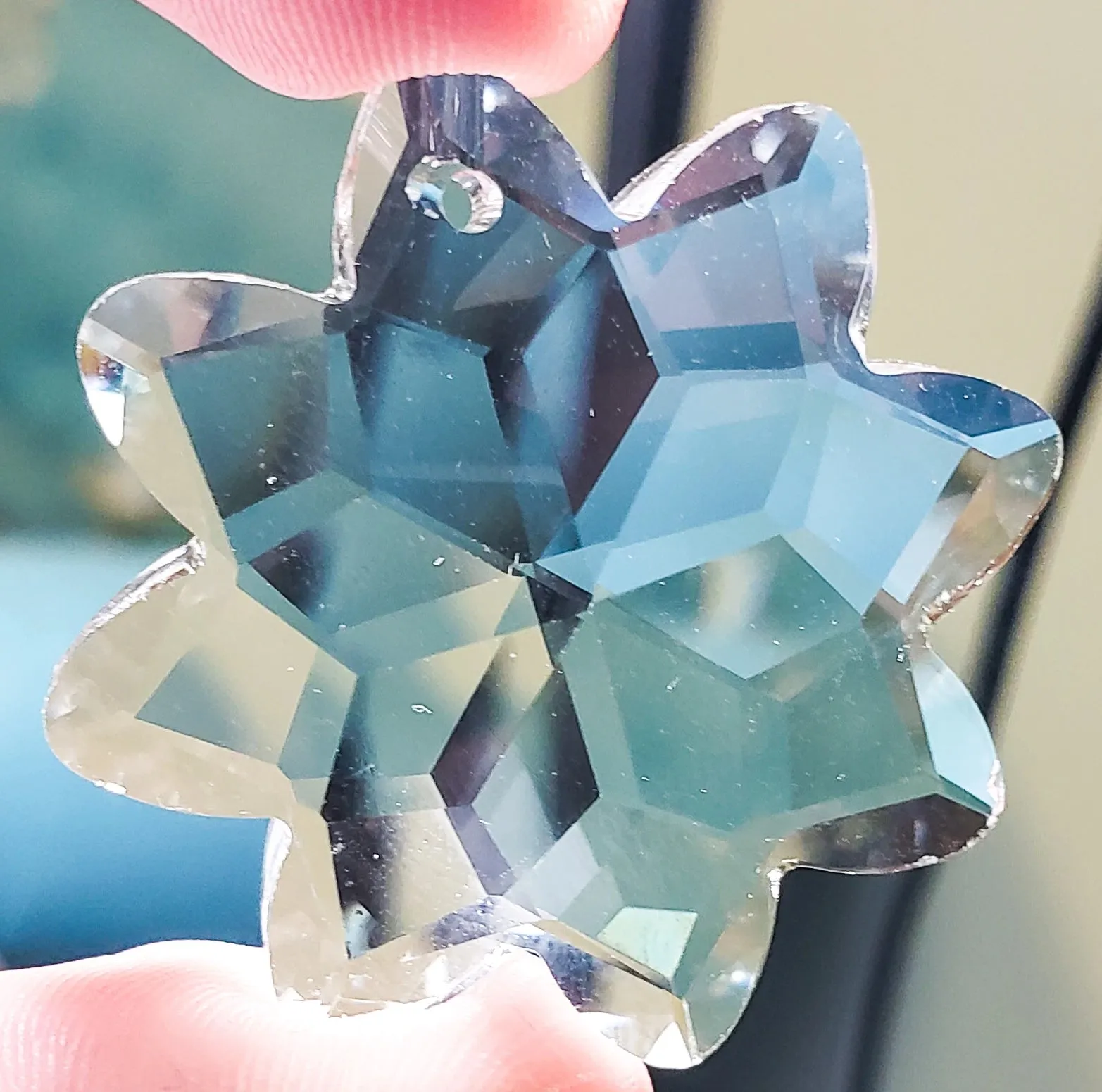 Clear Star 38mm Chandelier Crystals, Pack of 5 Pendants