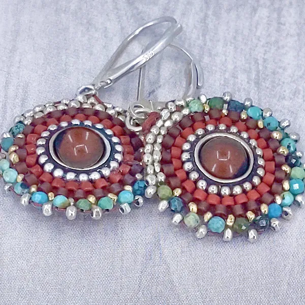 Crimson Core Earrings