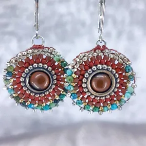 Crimson Core Earrings