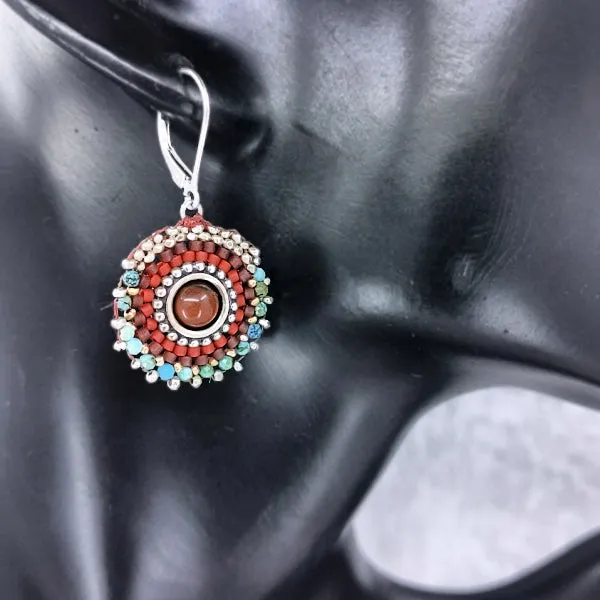 Crimson Core Earrings