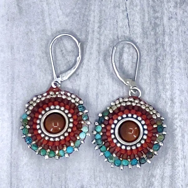 Crimson Core Earrings