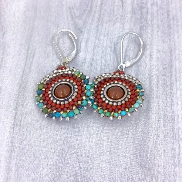 Crimson Core Earrings
