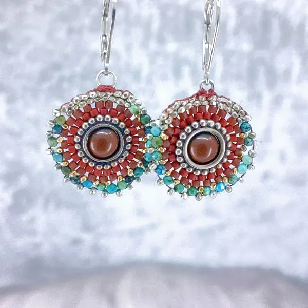Crimson Core Earrings