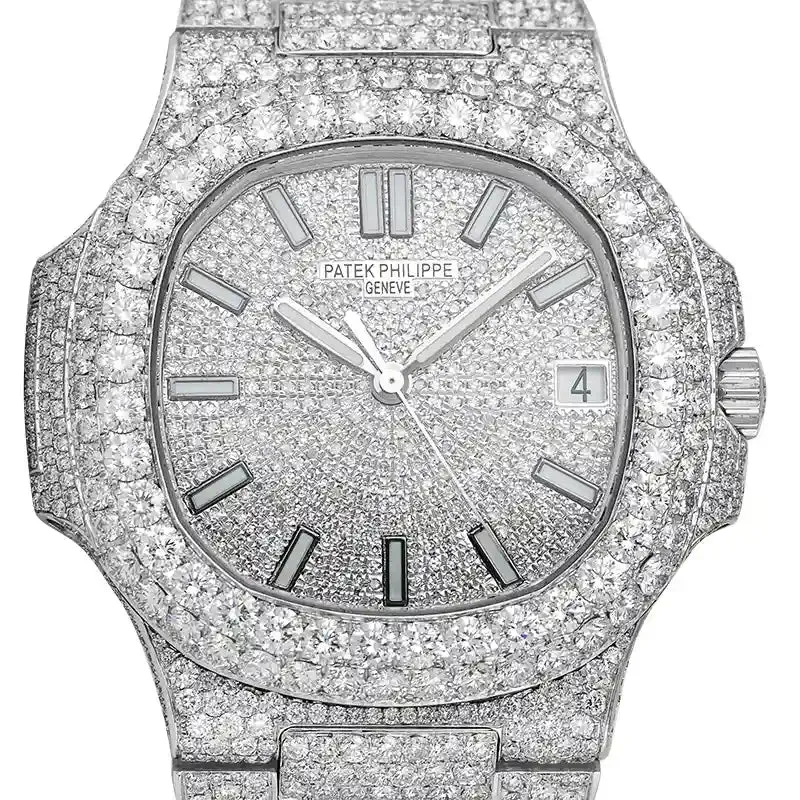 Custom Diamond Set Patek Philippe Nautilus 5711G