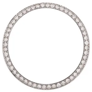 Custom Genuine Diamond Bezel To Fit Rolex Date 34 Mm Watch Bead Set 1.5 Ct