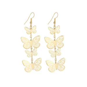 Dance of Spring -- Butterly Dangle Earrings