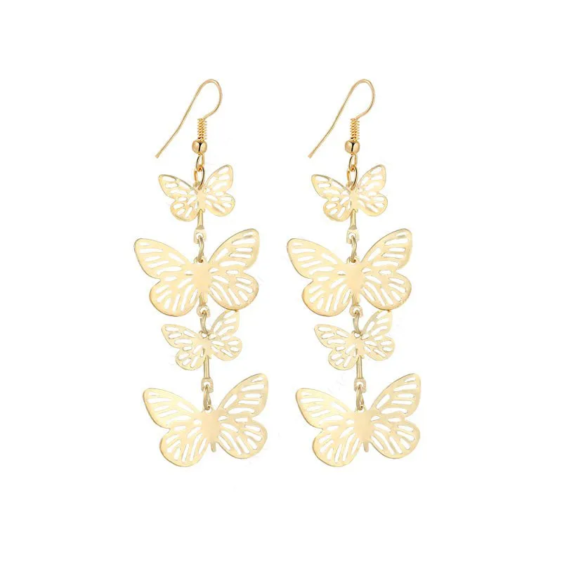 Dance of Spring -- Butterly Dangle Earrings