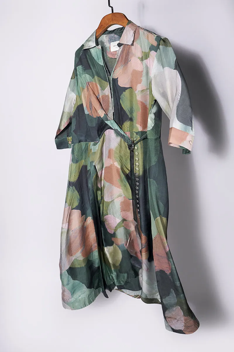 Decked up Paint Print dress