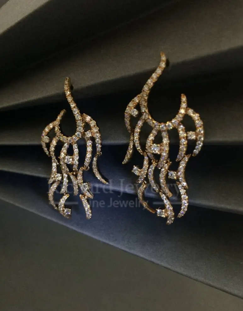 Diamond Chandelier Earrings
