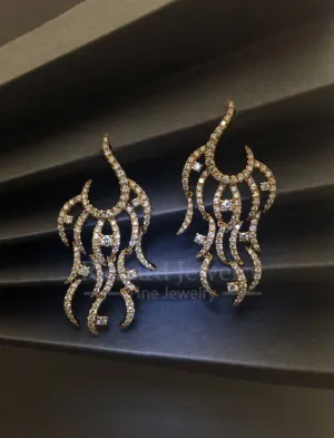 Diamond Chandelier Earrings