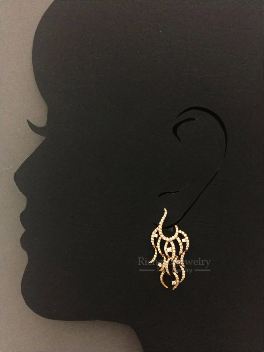 Diamond Chandelier Earrings