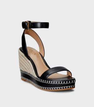 Direct shipping Lauren Hilarie - Local delivery Espadrilles Ralph Lauren Leather
