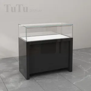 DM149 Jewellery Counter Display Case Black
