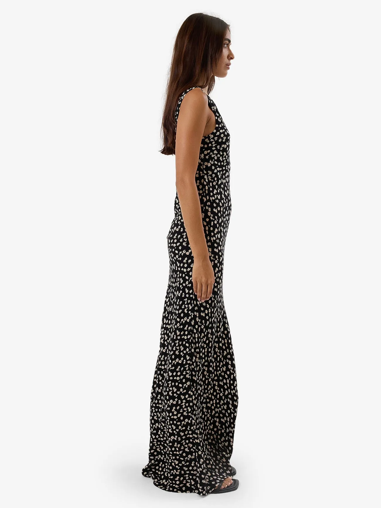 DOUBLE VISION XAVIER BIAS DRESS - BLACK