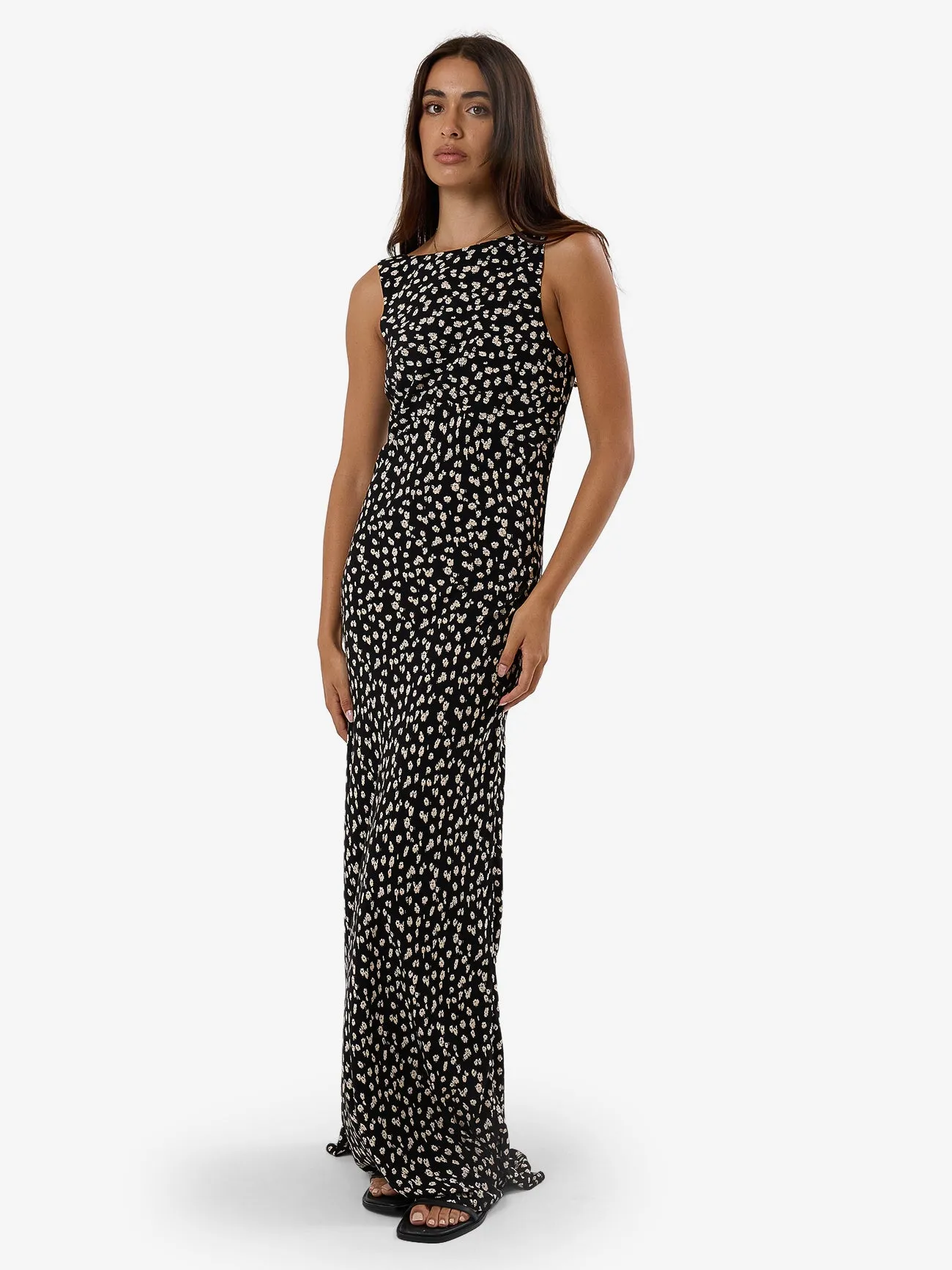 DOUBLE VISION XAVIER BIAS DRESS - BLACK