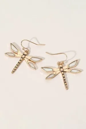 Dragonfly Dangle Earrings