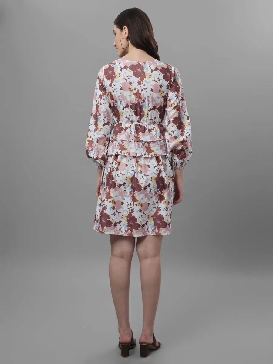 dresses for Women western wear floral Multi Color