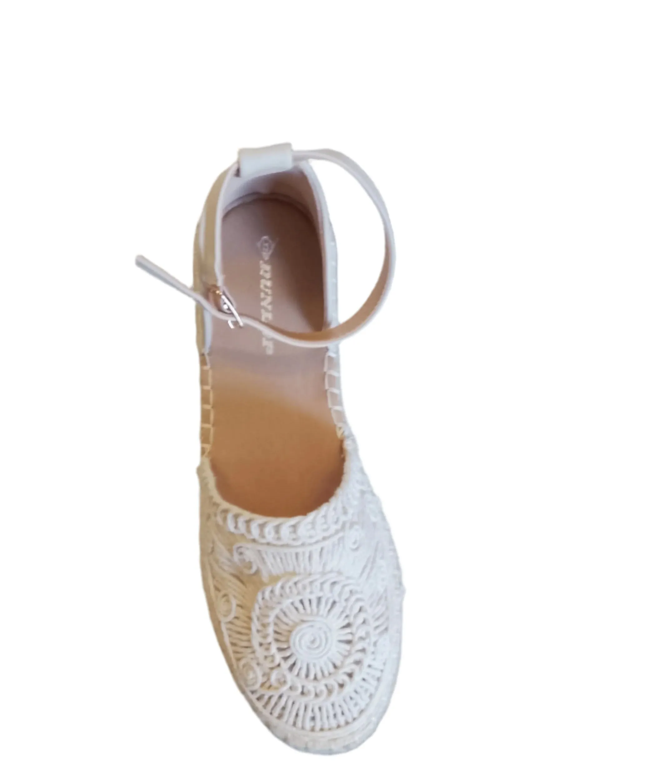 Dunlop @ Lotus Crochet Espadrille in Sage or Cream