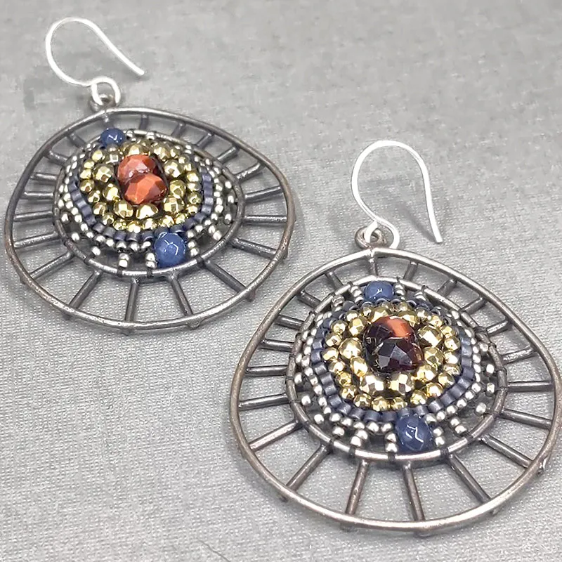 Dusk Meets Dawn Statement Earrings