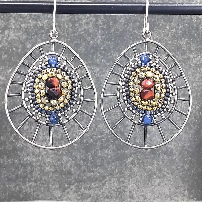 Dusk Meets Dawn Statement Earrings